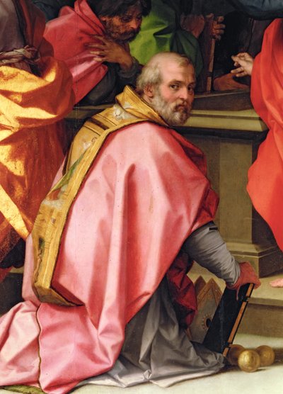 The Assumption of Mary (detail) by Andrea del Sarto